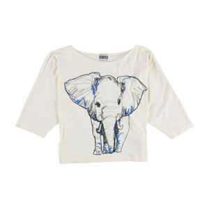 Scratch Womens Elephant Graphic T-Shirt, NWT